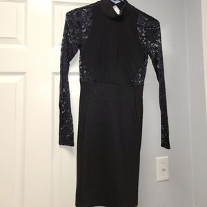 Lace black dress